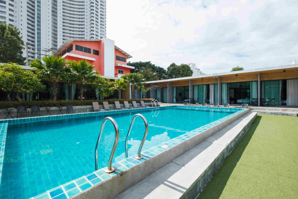 swimming pool at resort